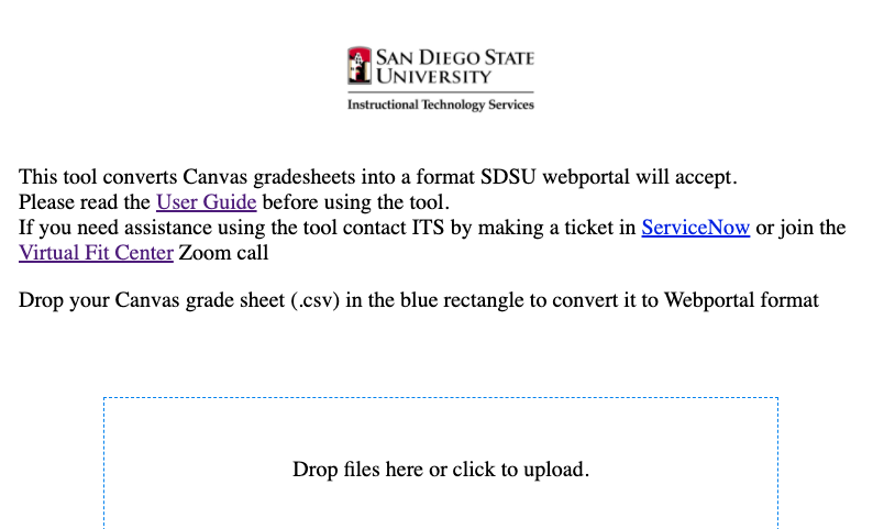 Canvas To WebPortal Course Letter Grade Upload Instructional 