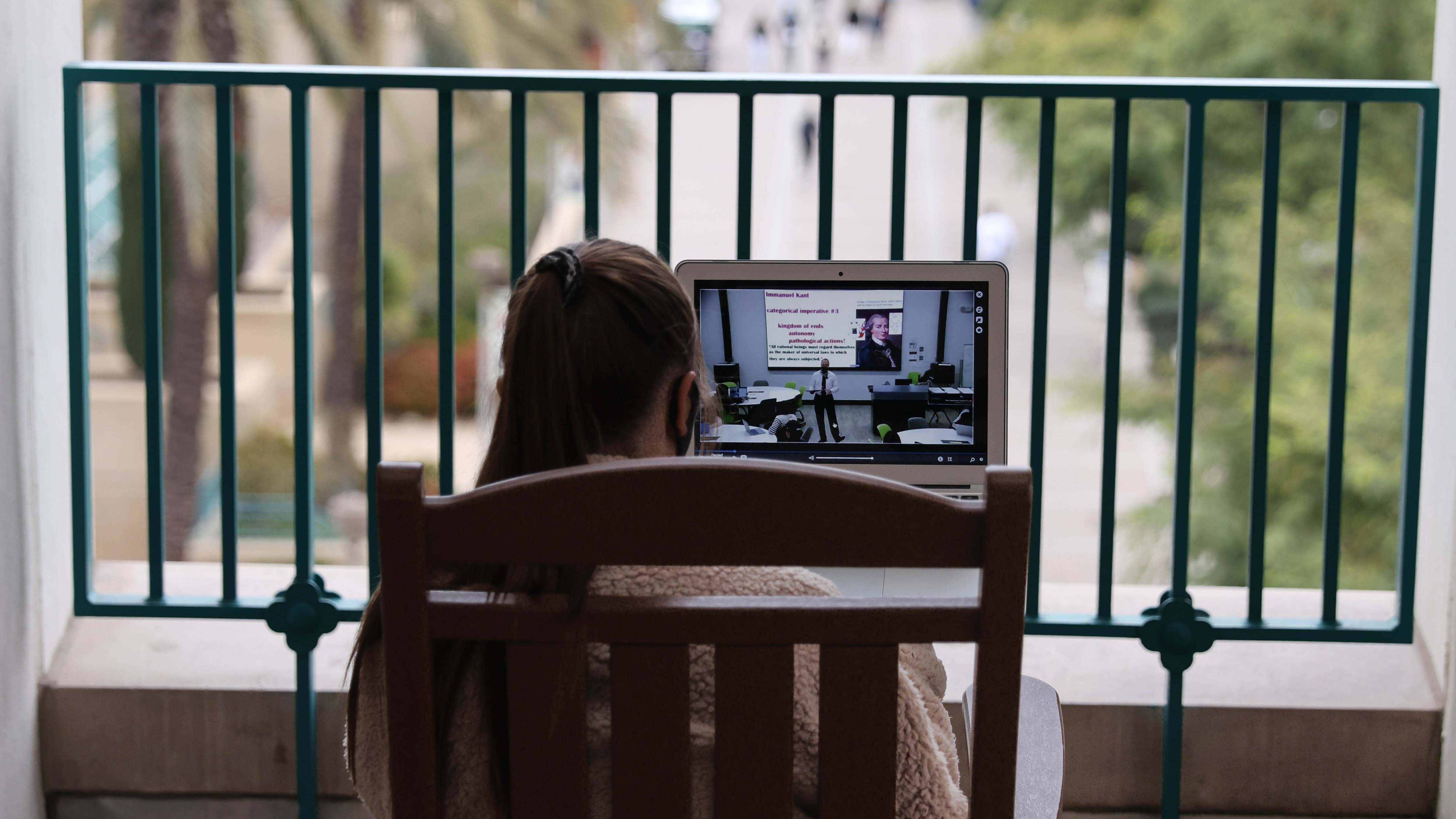 Mediasite video being played at SDSU