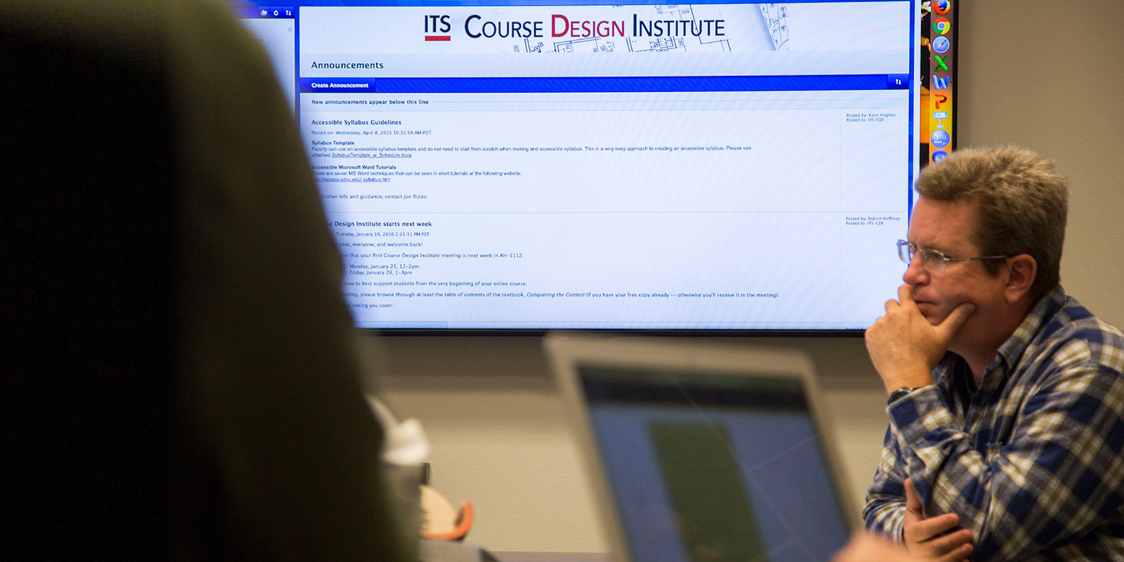 discussion on the ITS course design institute